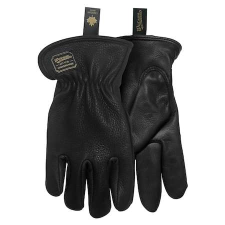 Watson Gloves The Duke Fleece Lined Black - Large PR 9897-L